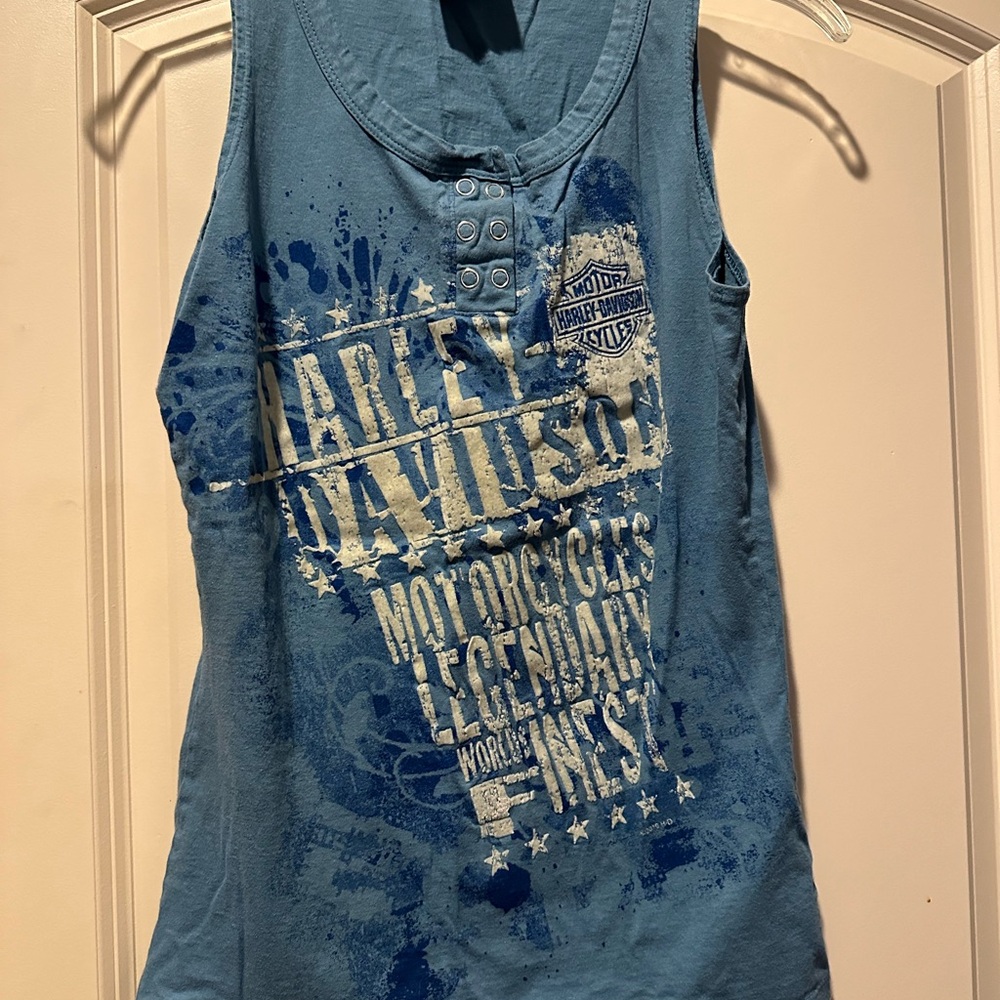 Harley-Davidson Steel Blue Tank Top